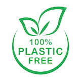 100% Plastic Free logo