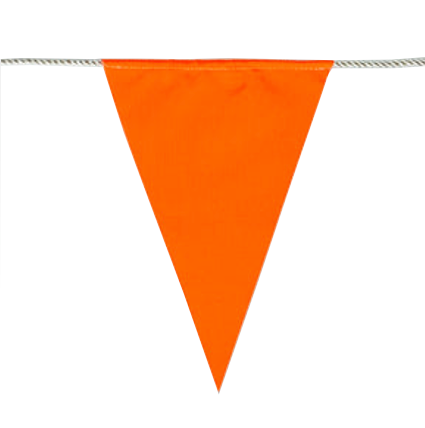 Eco Safety Bunting Orange
