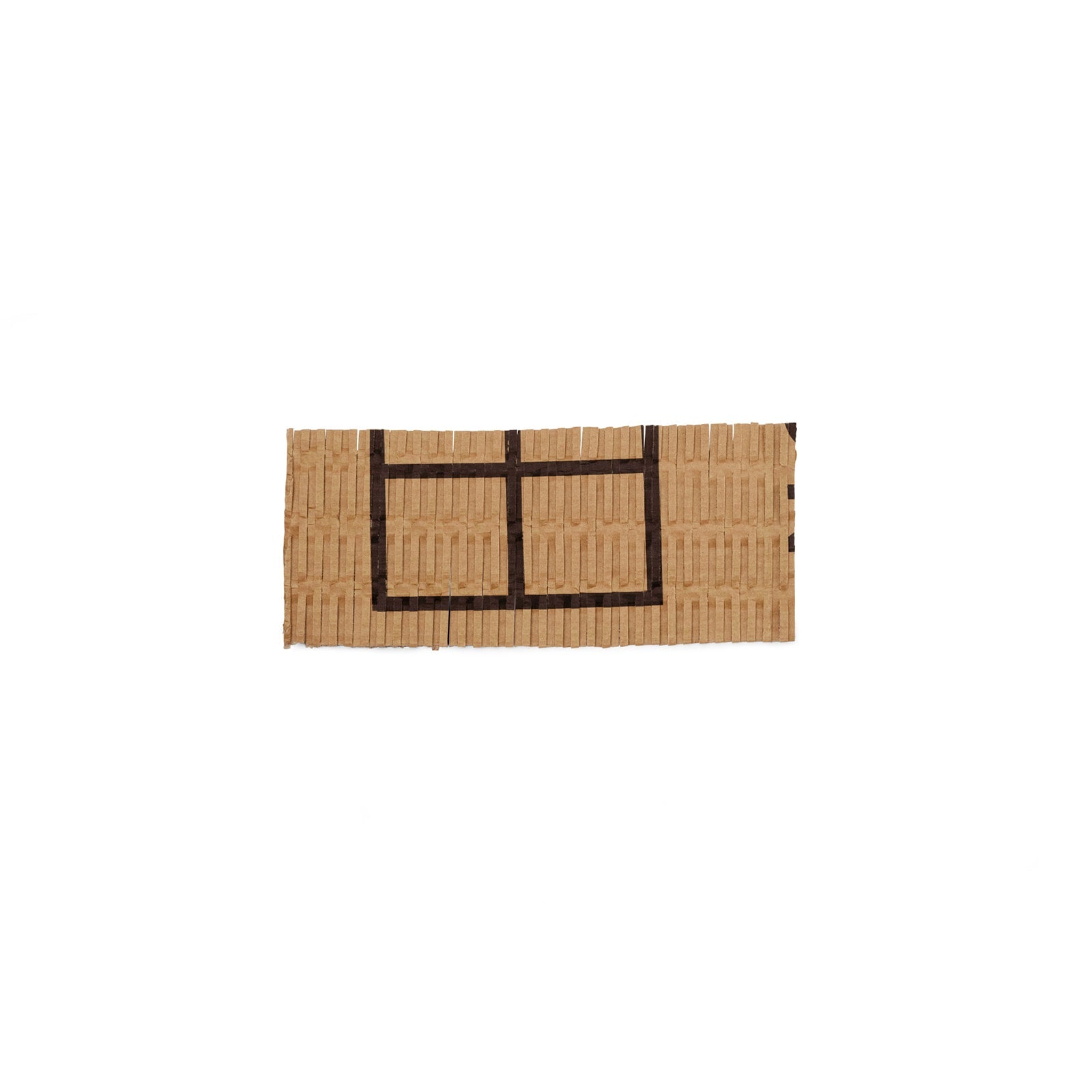 Perforated Cardboard Wrap - XS Monochrome