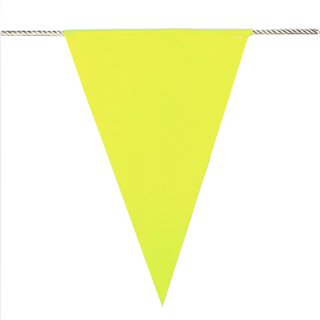 Eco Safety Bunting - Yellow